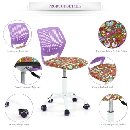 kids swivel desk chair small desk ikayaa fashion adjustable fabric teen child desk chair swivel office computer task stool for kids kids swivel desk chair small desk ikayaa fashion adjustable fabric teen child desk chair swivel office computer task stool for kids